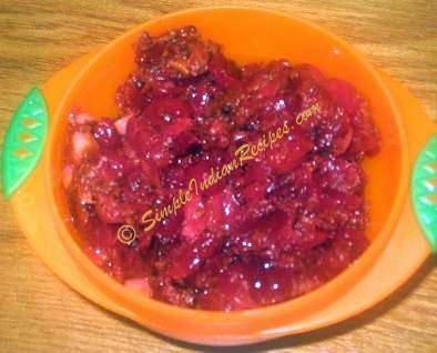 Cranberry Pickle | Simple Indian Recipes